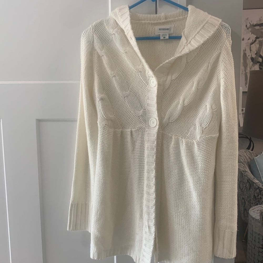 Ivory Maternity Sweater
